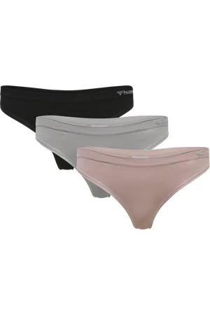 ONLY ONLVICKY SEAMLESS THONG 3 PACK - Thong - black 