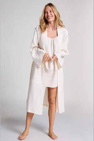 Hunkemöller Musselin-Morgenmantel Lang