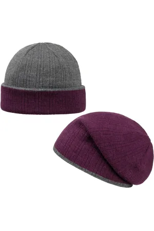 bedacht Twotone Wendem?tze Beanie Umschlagm?tze Winterm?tze Damenm?tze