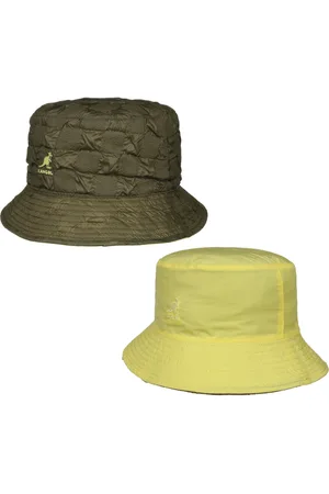 Kangol Pucker Check Bucket Wendehut Fischerhut Stoffhut Anglerhut