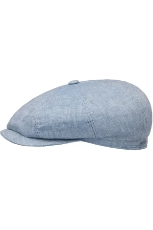 Stetson Hatteras Classic Leinen Flatcap Schirmm?tze Ballonm?tze Leinencap