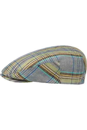 Stetson Melaco Driver Flatcap Schirmm?tze Schieberm?tze Karocap Leinencap