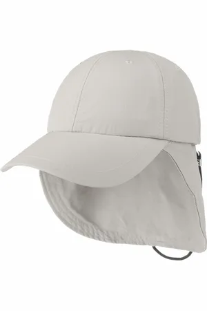Lipodo Supplex Cap mit Nackenschutz Nyloncap Regencap Sonnencap Sommercap