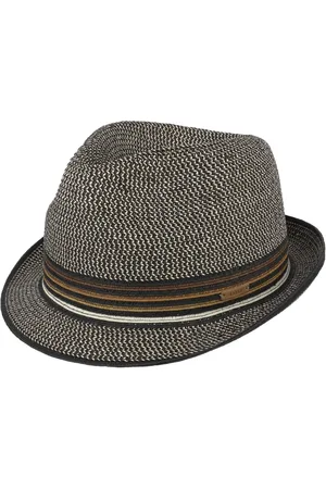 Barts Fluoriet Trilby Strohhut Strohtrilby Sommerhut Sonnenhut Strandhut