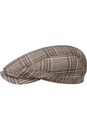Stetson Wool Silk Check Flatcap Schirmm?tze Wollcap Seidencap Schieberm?tze