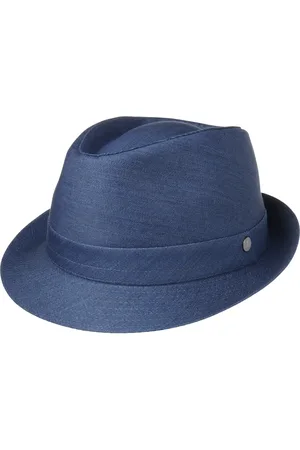 Lierys Payato Jeans Trilby Hut Baumwollhut Stoffhut Sommerhut Sonnenhut Fedora