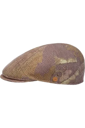 Mayser Sidney Malibu Melange Flatcap Schirmm?tze Schieberm?tze Baumwollcap