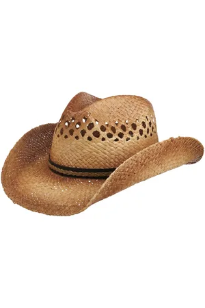 Conner Organic Raffia Westernhut Strohhut Raffiastrohhut Sonnenhut Cowboyhut