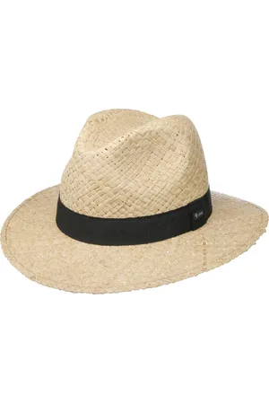 Lipodo Mantigo Traveller Raffiahut Strohhut Strohtraveller Sommerhut Sonnenhut Strandhut