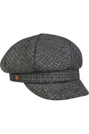 Mayser Cia Herringbone Ballonm?tze Schirmm?tze Schildm?tze Newsboy Cap