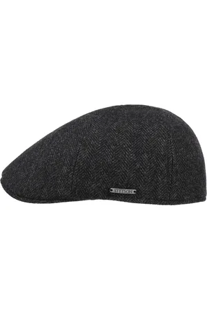 Stetson Texas Wool Herringbone Cap Flatcap Schirmm?tze M?tze Gatsbym?tze Wollcap