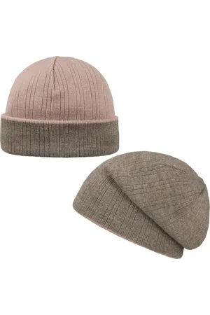 bedacht Twotone Wendem?tze Beanie Umschlagm?tze Winterm?tze Damenm?tze