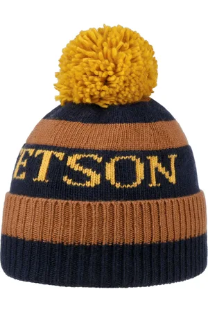 Stetson Classic Bommelm?tze M?tze Beanie Strickm?tze Winterm?tze Umschlagm?tze