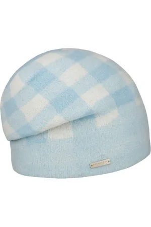 Seeberger Check Headsock Walkm?tze Beanie Wollm?tze Damenm?tze Winterm?tze