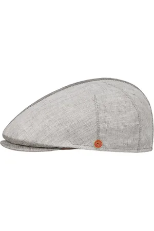 Mayser Jasper Twotone Leinen Flatcap Schirmm?tze Schieberm?tze Leinencap