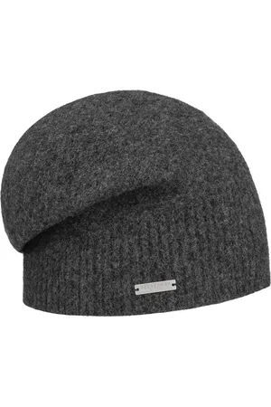 Seeberger Ribbed Edge Headsock Walkm?tze Wollm?tze Beanie Damenm?tze