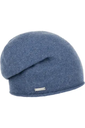 Seeberger Kaschmir Beanie mit Rollrand Kaschmirm?tze Strickm?tze Winterm?tze M?tze