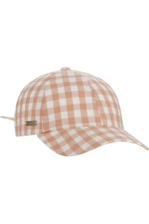 Seeberger Check Cotton Cap Basecap Baseballcap Baumwollcap Damencap