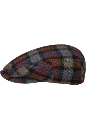 Lierys Kent Madero Wool Check Flatcap Schirmm?tze Schieberm?tze Wollcap