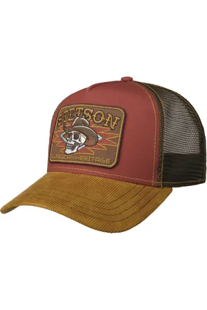 Stetson Cowboy Skull Trucker Cap Basecap Baseballcap Truckercap Meshcap