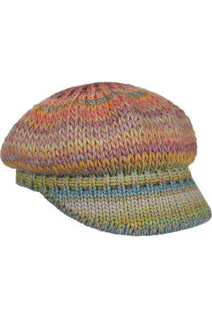 bedacht Strickballonm?tze Strickcap Damencap Schirmm?tze