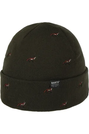 Barts Vinston Fox Beanie Strickm?tze Umschlagm?tze Winterm?tze