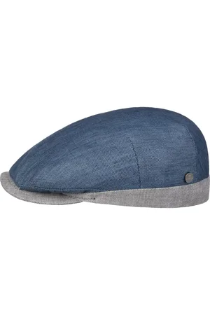 Lierys Twotone Contrast Leinen Flatcap Schirmm?tze Schieberm?tze