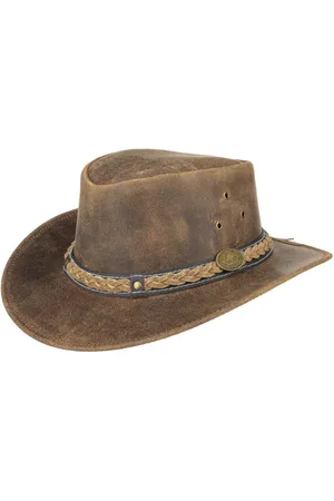 Scippis William Lederhut Herrenhut Cowboyhut Westernhut Outbackhut