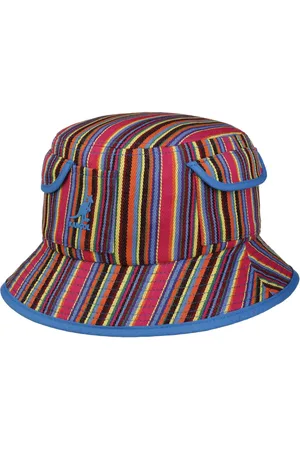Kangol Multi Color Stripe Bucket Stoffhut Sommerhut Sonnenhut Fischerhut