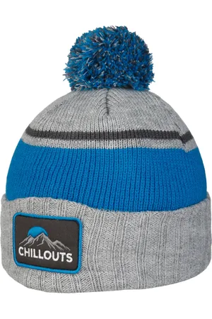 Chillouts Nox Beanie Strickm?tze Bommelm?tze Umschlagm?tze
