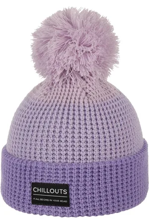 Chillouts Wanda Bommelm?tze Strickm?tze Umschlagm?tze Winterm?tze Damenm?tze Beanie