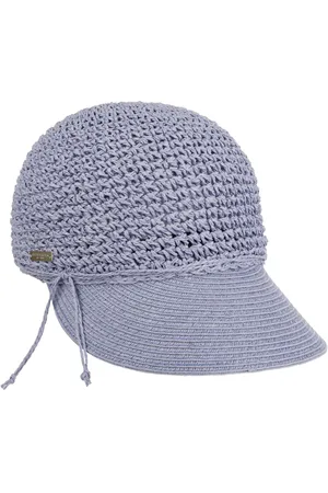 Seeberger Uni Rollable Crochet Cap Damencap Sommercap Sonnencap Sonnenvisor Strohcap Strandcap