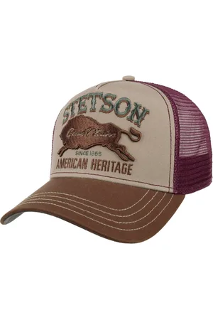 Stetson The Plains Trucker Cap Truckercap Basecap Baseballcap Curved Brim Meshcap