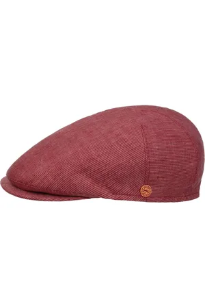 Mayser Sidney Leinen Stripes Flatcap Schirmm?tze Schieberm?tze Leinencap