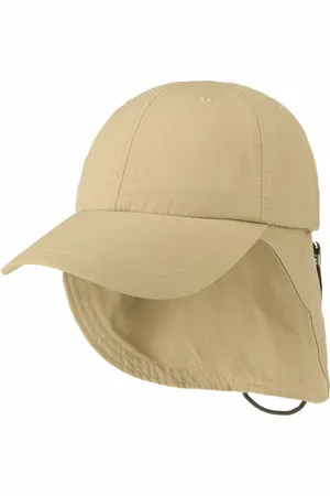 Lipodo Supplex Cap mit Nackenschutz Nyloncap Regencap Sonnencap Sommercap