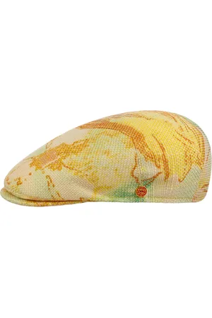 Mayser Sidney Malibu Melange Flatcap Schirmm?tze Schieberm?tze Baumwollcap