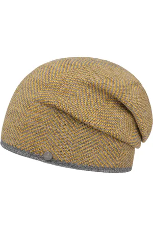 Lierys Feinstrick Graphic Long Beanie Strickm?tze Winterm?tze Oversize-M?tze Wollm?tze Merinom?tze