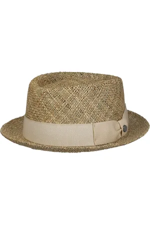 Lierys Twotone Pork Pie Strohhut Sonnenhut Sommerhut Strandhut