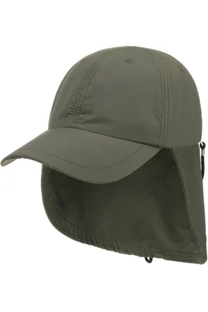 Lipodo Supplex Cap mit Nackenschutz Nyloncap Regencap Sonnencap Sommercap