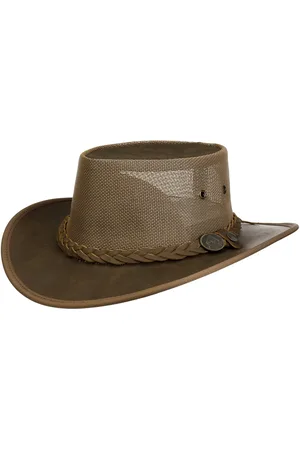 Scippis Brandon Mesh Crown Lederhut Westernhut Cowboyhut Rindslederhut