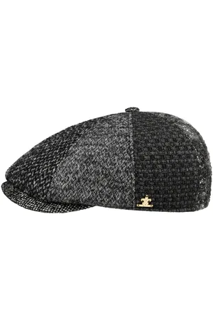 Lierys Gold Ventano Patchwork Flatcap Schirmm?tze Schieberm?tze Wollcap Herrencap