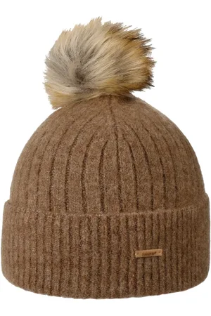 Barts Joselyn Alpaka Beanie Strickm?tze Bommelm?tze Winterm?tze Umschlagm?tze