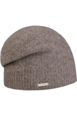Seeberger Ribbed Edge Headsock Walkm?tze Wollm?tze Beanie Damenm?tze