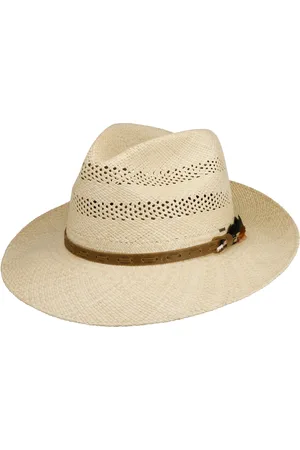 Bailey 1922 Vented Crown Bogart Panamahut Strohhut Panamastrohhut Sommerhut Sonnenhut Bogarthut