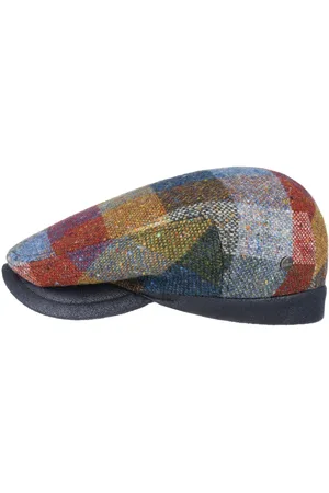 Lierys Finzi Tweed Flatcap Schirmm?tze Wollcap Schieberm?tze Wintercap