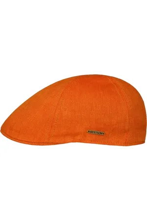 Stetson Texas Descott Leinen Flatcap Schirmm?tze Schieberm?tze Leinencap