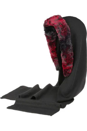 Gebeana Faye Fake Fur Schalhaube Kapuzenschal Damenschal Strickschal Haube M?tzenschal Capuchon