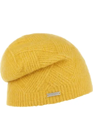 Seeberger Ricarda Wollm?tze Beanie Strickm?tze Wollbeanie Winterm?tze Damenm?tze