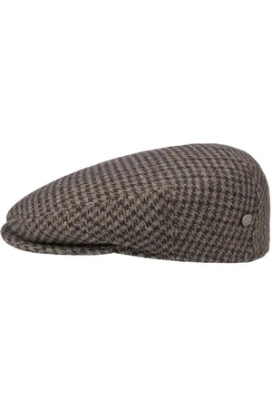 Lierys Britain Hahnentritt Flatcap Schirmm?tze