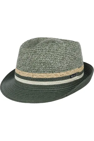 Lipodo Melanto Trilby Strohhut Sommerhut Sonnenhut Gartenhut Strandhut